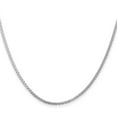 thumbnail image 6 of Auriga Fine Jewelry 925 Sterling Silver Rhodium-plated 1.75 mm Round Spiga Chain Necklace for Women 26", 6 of 6