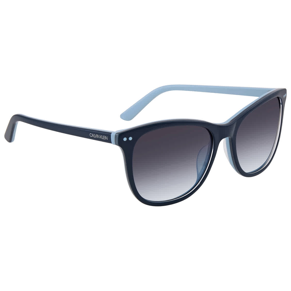 Calvin Klein Ladies Blue Square Sunglasses CK18510S 436 57 