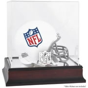 NFL Mahogany Logo Mini Helmet Display Case