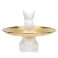 thumbnail image 2 of Decorative Serving Tray In Bunny Shape For Bedroom Decoration Made Of Ceramic 20X20Cm 1Pack, 2 of 5