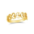 thumbnail image 1 of 14k Yellow Gold Fancy Fashion Heart Ring , Size 5.5, 1 of 2