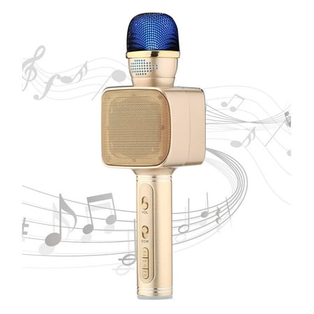 Magic Microphone Bluetooth USB Karaoke Machine Handheld Wireless Speaker Mic Phone Record Music
