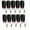 Red-D-433 MHz-ARROW kit10, variant on 433MHz 4-Button Copy Cloning Remote Control | Comes with Free Battery & Key Fob | Fits Garage Door Gate Rolling Door
