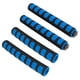 thumbnail image 1 of Juego De Protectores Para Manubrio Negro Con Azul Rey (4pz), 1 of 6
