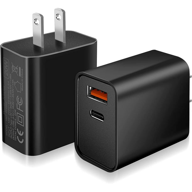 jovati Chargeur mural USB 5V 2.1A Adaptateur secteur Chargeur de