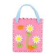 thumbnail image 3 of Kit de costura de bolsas no tejidas para niños Kit de costura DIY Suministros para hacer bolsas Almacenamiento Suministros para hacer bolsos Flor, 3 of 9