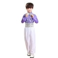 thumbnail image 2 of ATOGUTA Boys Dress Outfit Sequined Two Piece Set Of Student Choir Recitation And Dance Performance For Kids Size 3T-17, Purple, 2 of 4