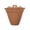Coffee, variant on Diceymbol Coffee Braided Texture Wall Mounted Hanging Planter Pot for Patio Yard Home Garden Decor 8 Inch