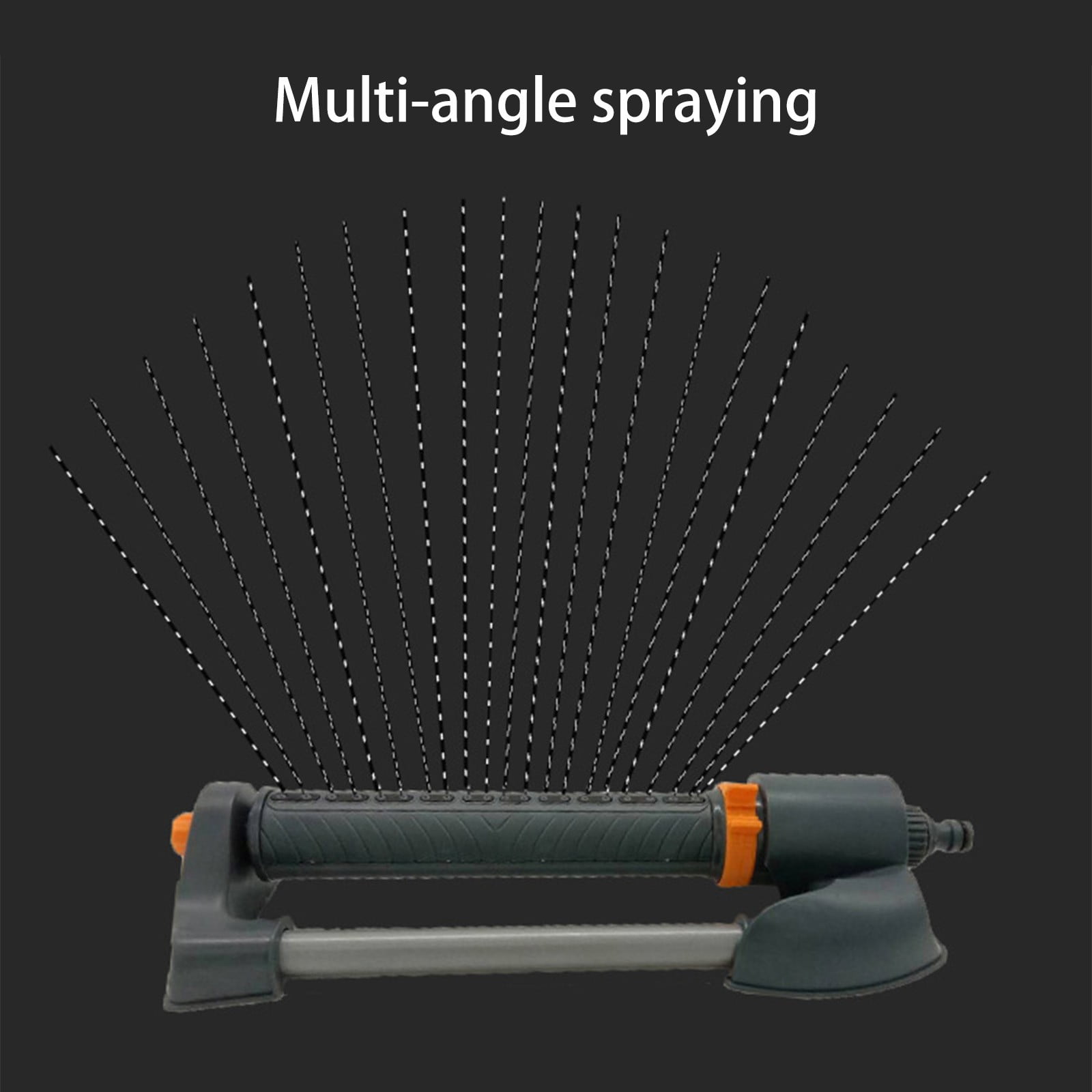 Garden Sprinkler Automatic Rotating Lawn Sprinkler Water Irrigation System, Adjustable Spray Garden Watering Tool Yard Sprinkler, Lawn Garden Irrigation Sprayer Watering Device