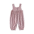 thumbnail image 5 of Mceream Boys Girls Polka Dot Romper Button Front & Elastic Cuff Design for 3-24 Months Soft Cotton Adjustable Shoulder Straps for Comfortable Sleeveless Jumpsuit for Summer Outings, 5 of 6