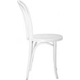 thumbnail image 3 of 1018 Hairpin Bentwood Chairs, Modern Dining Room, Coffee Shop, Cafe, Kitchen Bistro, or Vanity Seating, Natural Handcrafted Wood Frame, Rustic Indoor Furniture | White, Set of 2, 3 of 8