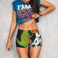 thumbnail image 3 of Fotbe Dinosaur Basketball Player Shorts Sin Costuras – Shorts Deportivos de Cintura Alta para Mujer, Elásticos para Gimnasio, Yoga, Running o Ciclismo-X-Large, 3 of 8