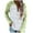 Green, variant on Cardigan For Women Fashion Casual Patchwork Long Sleeves Hooded Sweater Cardigan Blouse Tops Zipper Coat
