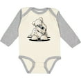 thumbnail image 3 of Inktastic Curious Wheaten Terrier Boys or Girls Long Sleeve Baby Bodysuit, 3 of 5