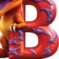 thumbnail image 2 of Adorno Acrílico Con Forma Letra B Dinosaurio para Navidad Coche Plano 2D, 2 of 3