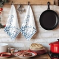 thumbnail image 6 of Blue Spring Floral Kitchen Towels Set of 1, Watercolor Elegant Pastoral Flowers Absorbent Dish Towels for Kitchen, Microfiber Hand Towel, Quick Drying Tea Towel for Cleaning Decorative Dishcloths, 6 of 7
