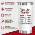 thumbnail image 2 of Christian Gifts For Women - Christmas, Mothers Day, Birthday, Valentines Day Gifts For Women - Inspiration, Religious Gifts For Mom, Friend, Sister, Grandma - 20 Oz Stainless Steel Tumbler, 2 of 6