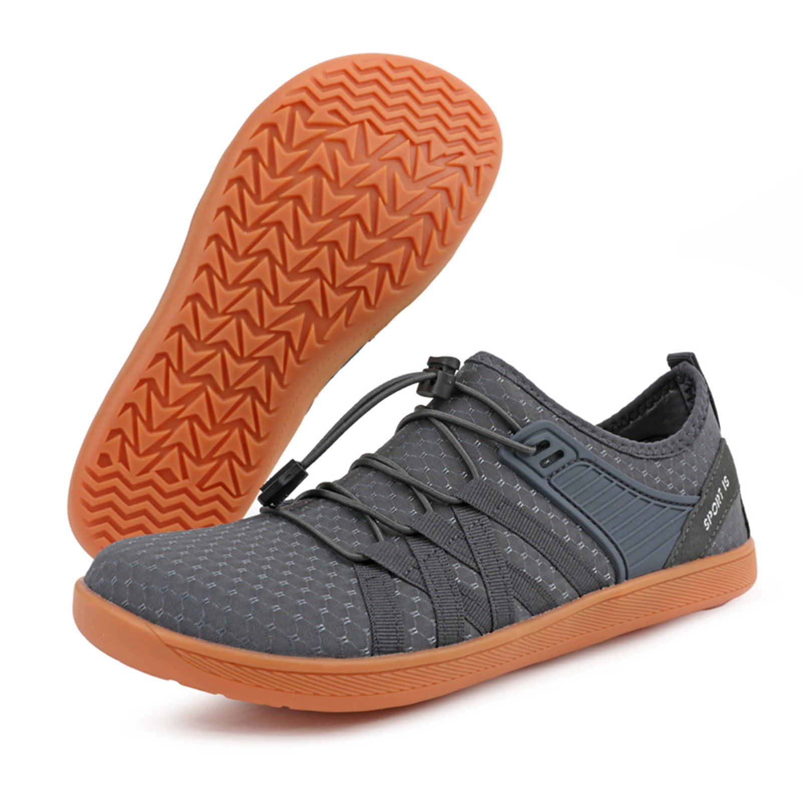 Mepaouo Barefoot Shoes for Women Men Breathable Running Walking Hiking Water Shoes Wide Toe Sneakers