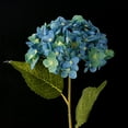 thumbnail image 6 of Limei 1 Bouquet 16.5In Artificial Hydrangea Silk Flowers Bouquet Faux Hydrangea Stems for Wedding Centerpieces Home Decor (Dark Blue), 6 of 7