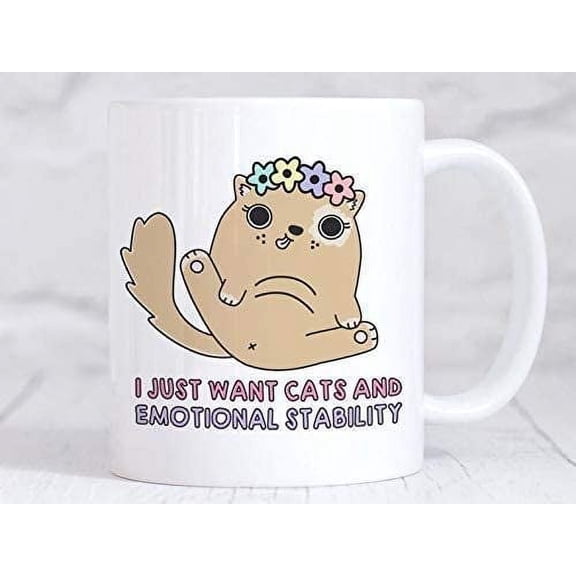 Cat Mug Funny Mug Funny Coffee Mugs For Women Funny Mugs Kawaii Mug Funny Sister Gift Funny Best Friend 11OZ Coffee Mug
