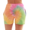thumbnail image 3 of Just Love Loop Terry Tie Dye Shorts for Women 6923-10646-XL (Tie Dye Pastel Swirl, Small), 3 of 3