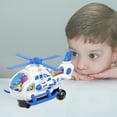 Children's Toy Airplane Model Universal Helicopter Lights Music