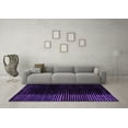 thumbnail image 3 of Ahgly Company Indoor Rectangle Abstract Pink Modern Area Rugs, 2' x 3', 3 of 4