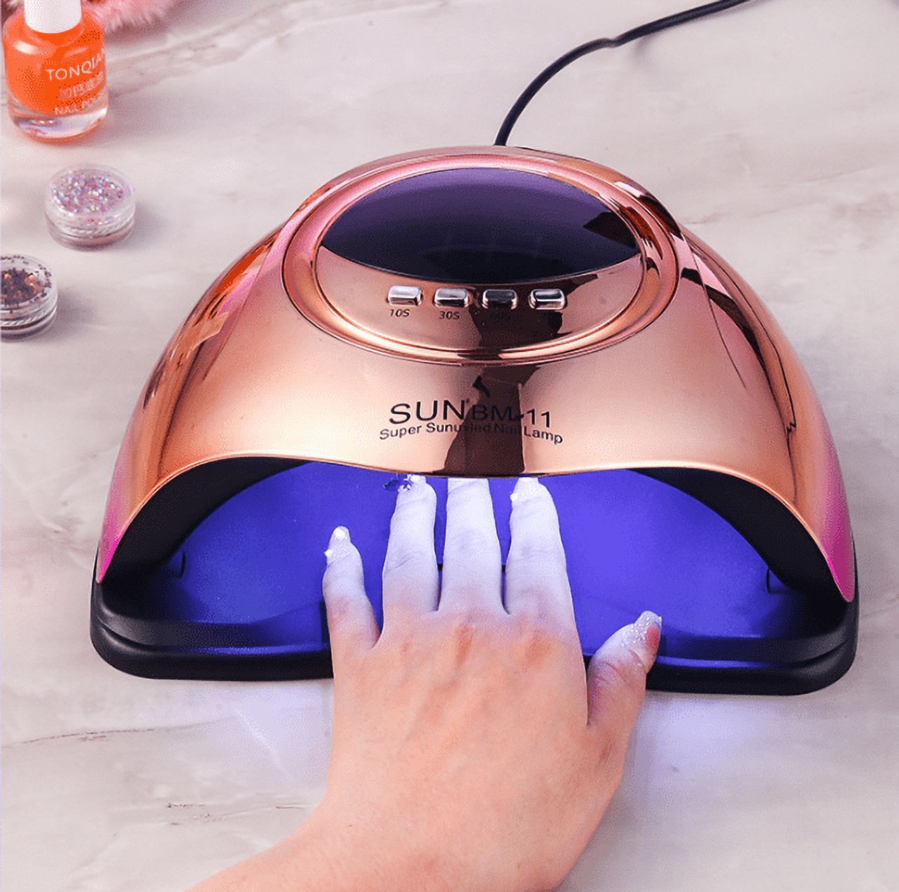 YZHAPPY UV LED Nail Lamp 280W with 66 Light Beads photo 3