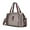 Pewter-Red, variant on MKF Collection Opal Vegan Leather Medium Weekender Handbag for Women by Mia K.