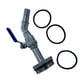 thumbnail image 5 of Calibre Barril Grifos 304 Tambor de acero inoxidable DN15 Outlet 0.5-pulgadas 45 grados Boquillas Tapas Accesorios de contenedores 20 mm 200L seitruly TO001055-00, 5 of 7