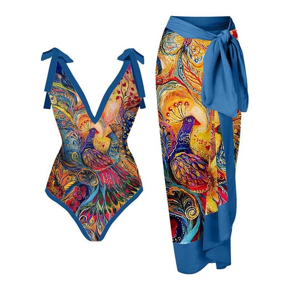 Push Up Women Bikini Set Floral Printed Ruffle Bikinis Strappy Bandage Swimwear Brazilian Biquini Bathing Suit A14