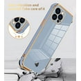 thumbnail image 2 of for iPhone 13 Pro Max Case 6.7 Inch Plating Stylish Design Soft TPU Scratch-Proof Shockproof Camera Lens Reinforced Corner Drop Resistant 360 Degree Protective Wireless Slim Cover-Lavender Gray, 2 of 11