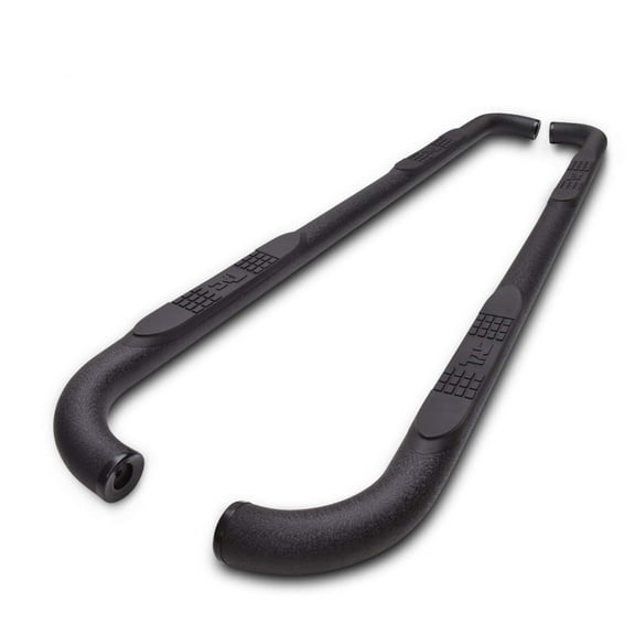 TAC Side Steps Running Boards Fit Chevy Silverado/GMC Sierra 1999-2018 1500 & 1999-2019 2500/3500 Extended / Double Cab (Incl. 2019 Silverado 1500 LD) (Excl. C/K "Classic") 3 Texture Black Side Bars