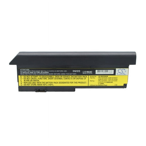 Cs Applicable Ibm Thinkpad X200 42T4534 6600Mah Laptop Battery