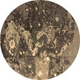 thumbnail image 1 of Ahgly Company Indoor Round Oriental Brown Industrial Area Rugs, 5' Round, 1 of 4
