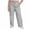 Gray, variant on MELDVDIB Womens Plus Size Sweatpants Wide Leg Baggy Straight Tube Drawstring Solid Color Sweat Pants Fashion Casual Pants with Pocket