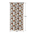 thumbnail image 5 of Classic Halloween Pattern Shower Curtain 36"x72" ,Bathroom Decorative Shower Curtains Set with 12 Hooks,Modern Waterproof Washable Shower Curtain, 5 of 6