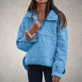 thumbnail image 2 of Plus Size Women Casual Fashion Hooded Pullover Jacket Long Sleeve Solid Color Outerwear Round Hem Coat, 2 of 2