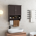 Wall Mounted Bathroom with Open Shelf & Bar Medicine