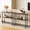 Rustic Brown-H Shaped, variant on Manxile Industrial Console Table Set of 2, Wood Entryway Table Hallway Table Sofa Table for Living Room,Foyer and Corridor, Rustic Brown