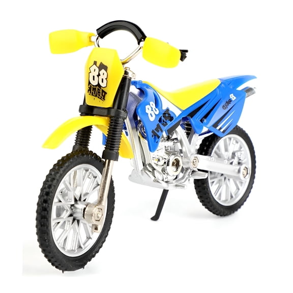 BESTSKY 1:36 Scale Motocross Motorcycle Model, Diecast Metal Mini Bike Toy for Boys, Collectible Desk Display & Party Favors