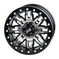 thumbnail image 1 of Teton Beadlock Wheel 14x7 5.0 + 2.0 Machined/Black 4/137 Compatible With Tracker SVX 1000 2020, 1 of 1