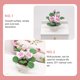 thumbnail image 3 of Decoración de terrario en miniatura, modelo de flores, plantas artificiales de vegetación para exteriores, 3 of 6