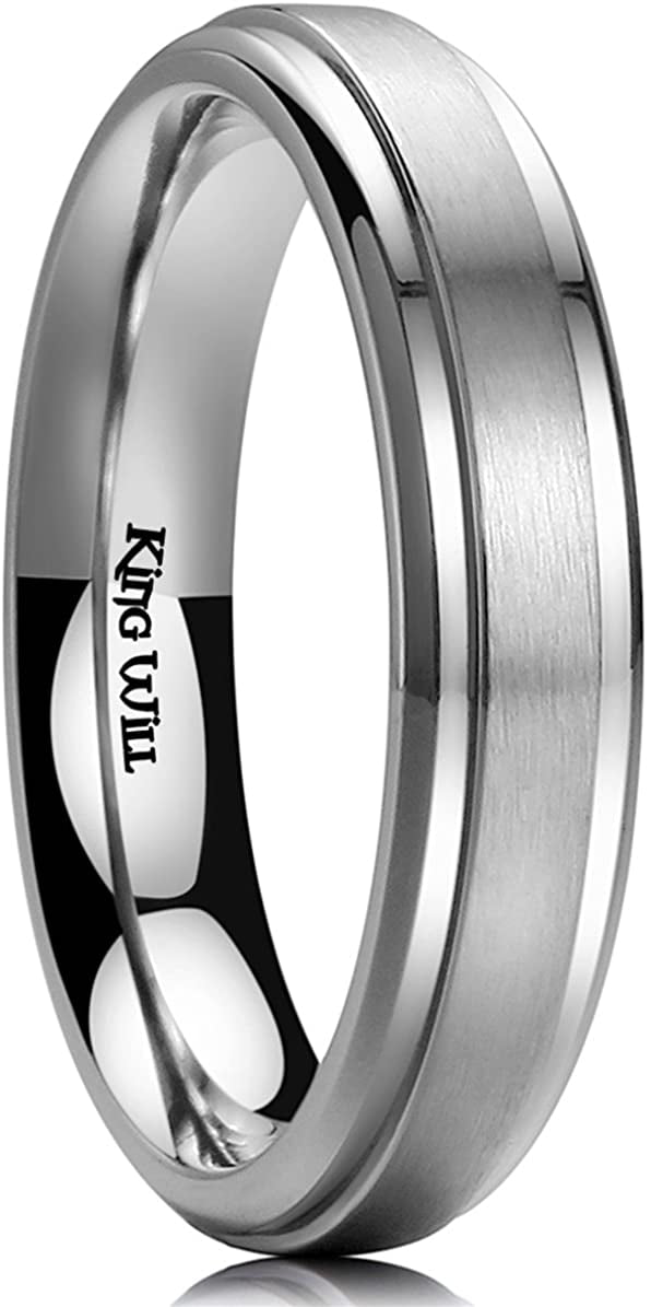 Titanium Wedding Ring Engagement Band Hammered Finish 7 MM Comfort Fit 