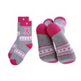 thumbnail image 2 of Gravity Threads Women's Breast Cancer Awareness Socks Pink Ribbon, 4 Pairs, 2 of 4