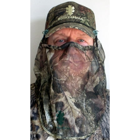"BunkerHead No-Touch Facemask System – Mossy Oak Camo Netting"