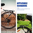 thumbnail image 3 of Bike Cargo Rack for Luggage Carrier with Simple Design Black Aluminium Alloy Fits Most Bikes 7938036, 3 of 8