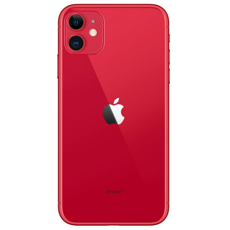 Apple iPhone 11, US Version, 256GB, Red - Unlocked (Renewed)