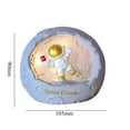 thumbnail image 2 of Lámpara de escritorio de astronauta 3D adorno de escritorio luces nocturnas de planeta de resina bonitas para dormitorio, 2 of 5