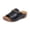 Black, variant on Women's Sandals,Wedge Sandals,Walking Sandals Women,Summer Shoes for Women,Cute Sandals for Women,Womens Metal Buckle Sandals Cork Slides Open Toe Slippers Summer Shoes,Black,5.5